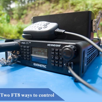GUOHETEC PMR-171 Mobilné Rádiové 100KHz-2GHz 20W Vojenské Rádio PMR171 SDR Vysielača VHF UHF HF CW SOM SW
