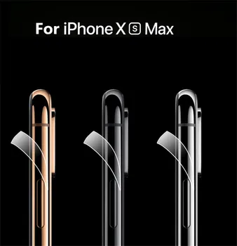 Horúce! Ultra-tenké Nálepka Pre IPhone X XR XS MAX Transparentné Hranice Strane Nálepky na IPhone 11 Pro Max 8 8 Plus Ľad Späť Film