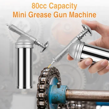 HS-80CC 80cc Kapacita 1000PSI Výstupný Tlak Mini Oiler Grease Gun Stroj Ručné Vysokým Tlakom Oiler Ručné Náradie