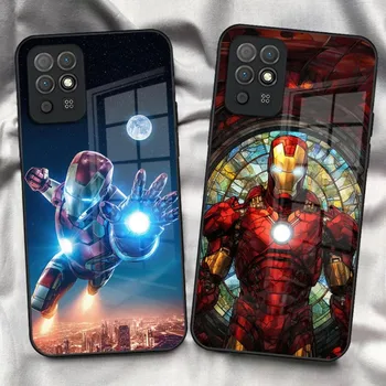 Iron Man Telefón Puzdro Na Huawei P50 P30 P40 P20 P9 P10 Pro P Smart Z Plus 2019 2021 Tvrdené Sklo