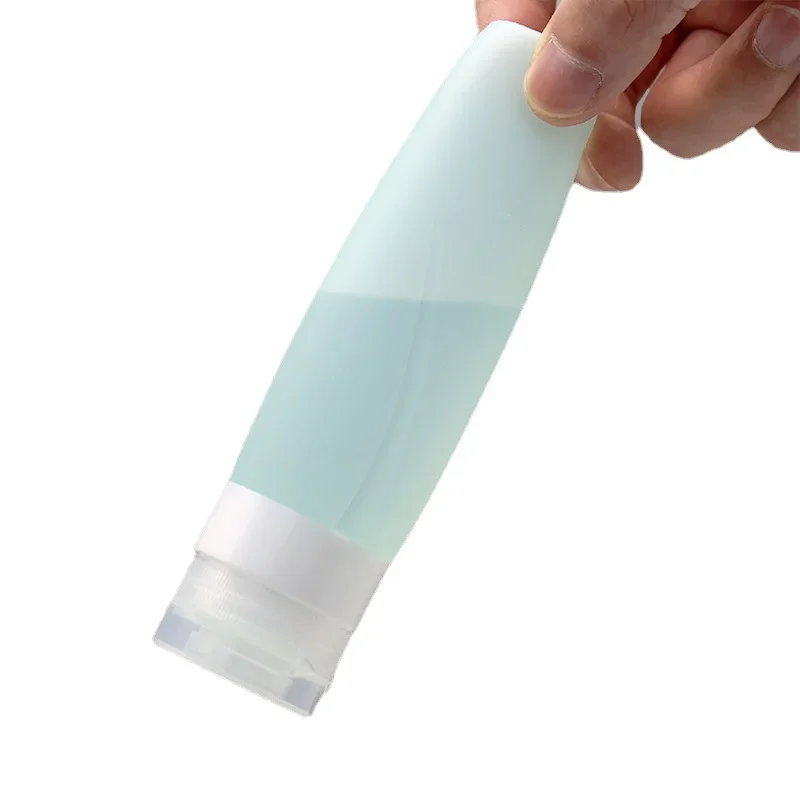 Japonský Semi-transparentné Silikónové Fľaša Cestovná Fľaša Nastaviť toaletnými Skladovanie Fliaš Jednoduché a Prenosné4