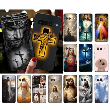Ježiš Kristus Telefón puzdro Pre Google Pixel 8 7 Pro 7A 6A 7 6 Pro 5A 4A 3A 4 Pixel XL a Pixel 5 6 4 3 3A XL