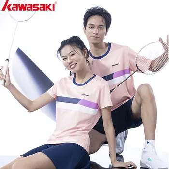 Kawasaki Profesionálne Bedminton Oblečenie Priedušná a Potu-absorpciu Stolný Tenis Oblečenie pánske Bedminton Tričko A1937 A2937
