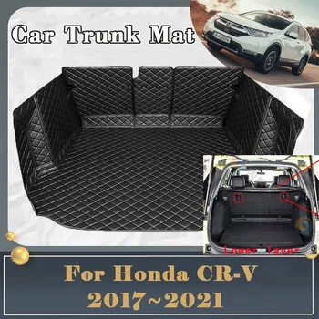Kufri Mat Na Honda CRV CR-V RW1 RW8 2017~2021 Nečistotami-odolná Úplne Obkolesené Rohož batožinového priestoru Zadné Cargo Zásobník Auto Príslušenstvo