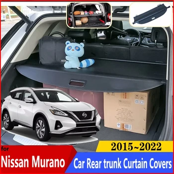 Kufri Opony Pre Nissan Murano Príslušenstvo Z52 2015~2022 Kufri Batožiny Opony Náklad sa Vzťahuje Anti-peeping Príslušenstvo