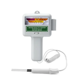 Kvalita vody Tester PC-102 Chlóru CL2 PH Tester Prenosný Digitálny Monitor Analýza Analyzátor Chlóru Merací Nástroj Na