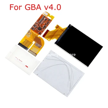 LCD Displej pre Nintend GBA v4.0 podsvietenie lcd obrazovky 10 Úrovne Vysoký Jas IPS LCD Displej v4.0 Pre GBA Konzoly