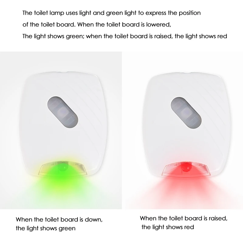 LED Wc Svetelný Senzor Wc Farby Wc Svetlo Kúpeľňa Červené A Modré Svetlo Nepremokavé A Napájaný z Batérií5