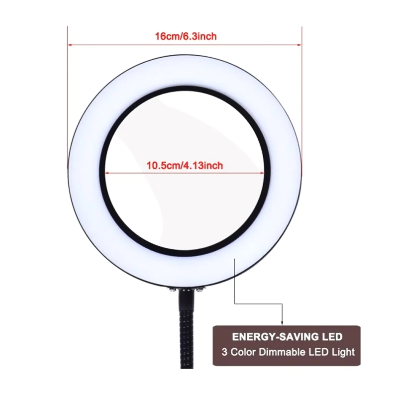 Lupa Stolná Lampa LED Sklo Gooseneck Zbrane pre Domácej Dielni v Blízkosti Dropship5