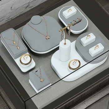 Luxusné šperky zobraziť rekvizity náhrdelník displeja, stojan na náušnice šperky pultu rekvizity krúžky