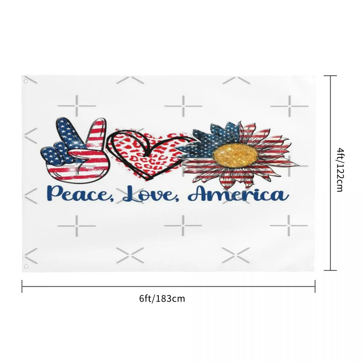 Mier, Láska Ameriky Vlajka1