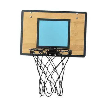 Mini Basketbal Bránka na Stenu Bambusu Operadlo Basketbal Hra, Hračky pre Office Mimo Záhrady Izba Darčeky pre Deti, Dospievajúcich Chlapcov