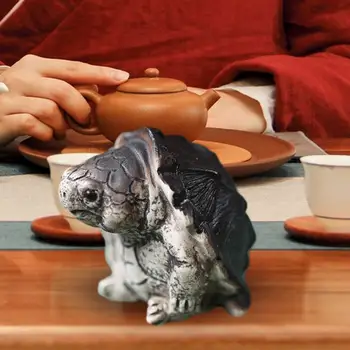 Miniatúrne Kajmanka dravá Socha Malé Čajové Pet Ornament Umenia pre Obývacia Izba