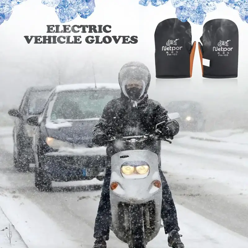 Motocyklové Rukavice univerzálne nepremokavá zimná jazda na bicykli windproof rukavice motocykel bicykle racing teplé rukavice príslušenstvo1