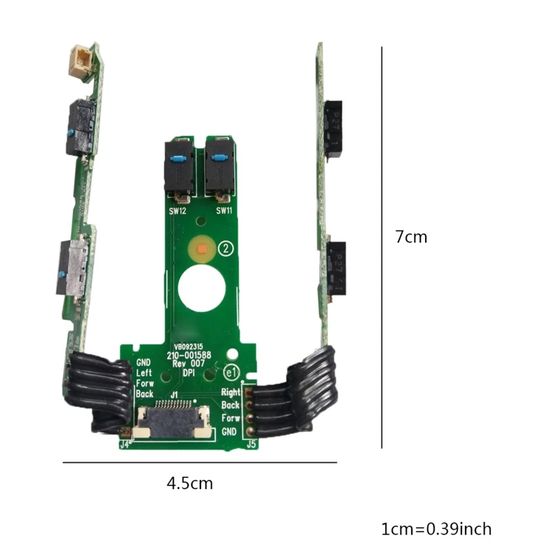 Myš Micro Switch Myši Tlačidlo na Strane Doska pre logitech G900 G903 G903 Hrdina Myši Odolné Príslušenstvo DropShipping5