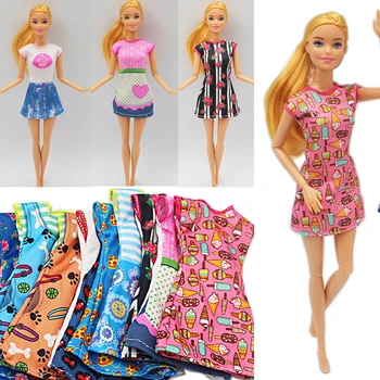 Módne Šaty, Sukne Pre 1/6 Bábika Party Oblečenie Pre Barbie Bábika Zdobiť Príslušenstvo Dievčatá HOBBY Hračky Narodeninám