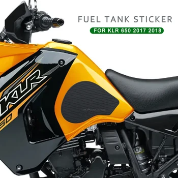 Na Kawasaki KLR 650 KLR650 2017 2018 - Motocykel príslušenstvo Non-Slip Strane Palivovej Nádrže Nálepky Pad Gumy Nálepky