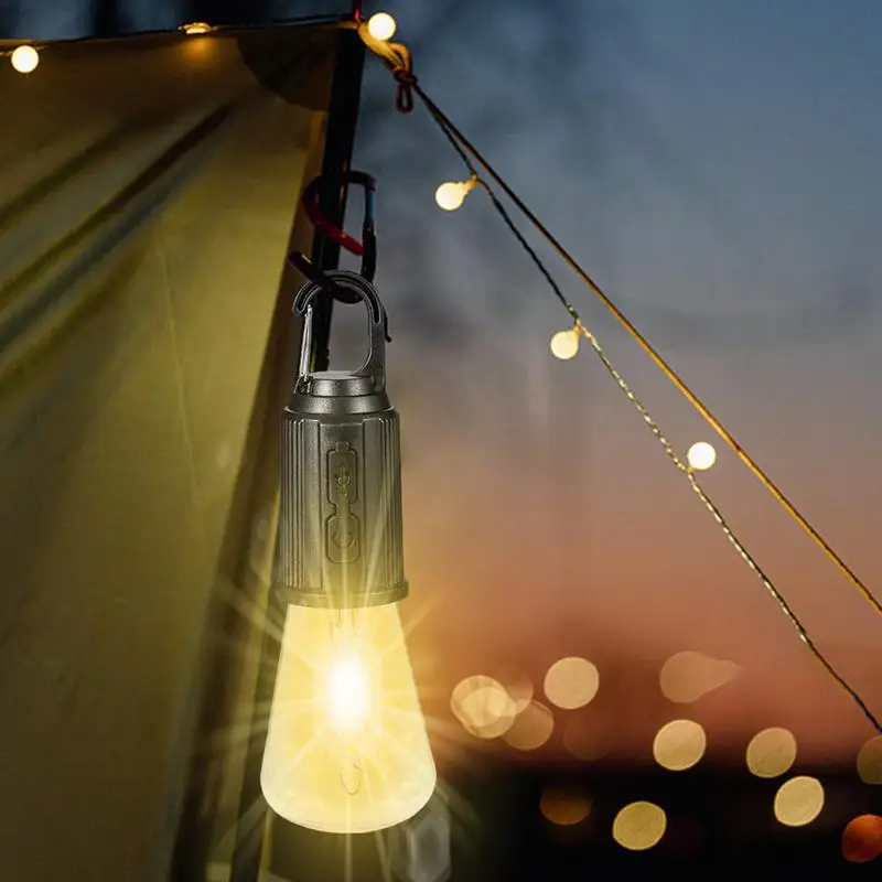 Nabíjateľná Camping Žiarovky Prenosné Svetlo, Žiarovka, Vodeodolný, Ľahký Super Svetlé 3 Svetelné Módy Nabíjateľná Stan2