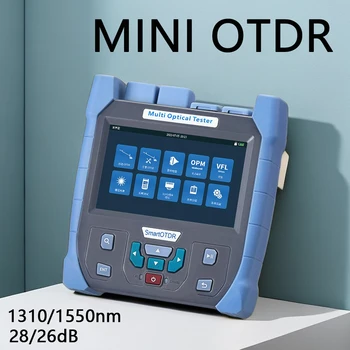 NK5100 Mini OTDR Optické Čas Domény Reflektometra 1310/1550nm 28/26dB Multi-Funkčné Optické Meracie prístroje