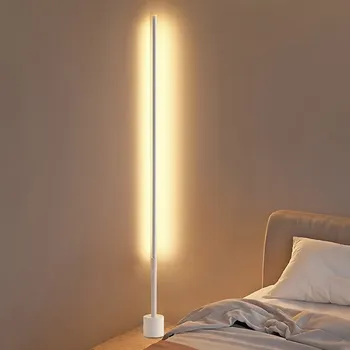 Nordic LED Poschodí Lampy, Akryl Stojace Steny Rohu Okolitého Osvetlenia Zariadenie Obývacia Izba Štúdia Spálni Vertikálne Osvetlenie