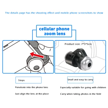 Nové 30X Zoom Jasné LED Lupa Mikroskop Klip-Na Mobilný Telefón, Mobilný Telefón, Fotoaparát, Objektív Pre Smartphone PCB Kontrolný Nástroj