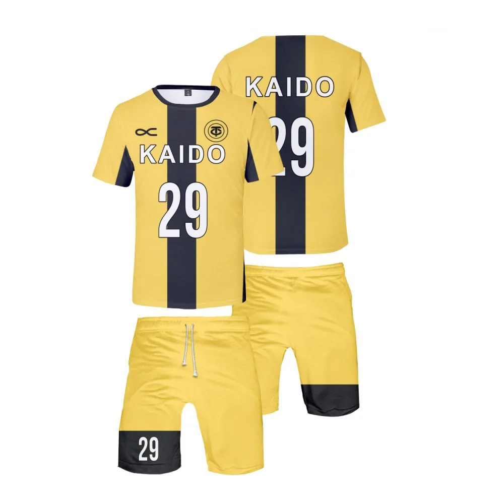 Nové Ao ashi cosplay traje kaido camisa de futebol roupas esportivas aoi ashito eisaku keiji uniforme yumy kanpei motoki jún2