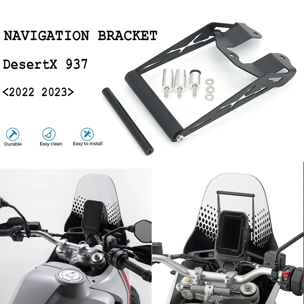 Nový Motocykel Prednej Polovici Navigácie Držiak GPS, Mobilný Telefón Nabíjanie Pre Ducati Púšti X DesertX 937 2022 20230