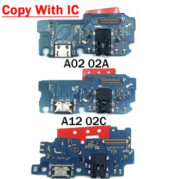 Nový USB Nabíjací Konektor Port Flex Kábel S Mikrofónom Pre Samsung A02S A03S A12 A02 A12 A30S A50S A01 Core A10S A20S