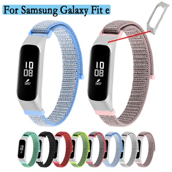 Nylon Popruh Pre Samsung Galaxy Fit e Watchband S Hodinky Rám Super Svetlo Náramok Náhradné