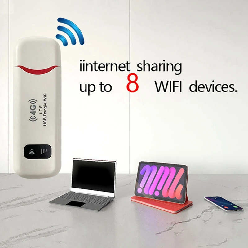 NÁRAST-4G LTE Bezdrôtové pripojenie USB Dongle Mobile Hotspot 150Mbps Modem Stick Sim Kartu Širokopásmového Mobilného pripojenia Mini 4G Router pre Auto Office4