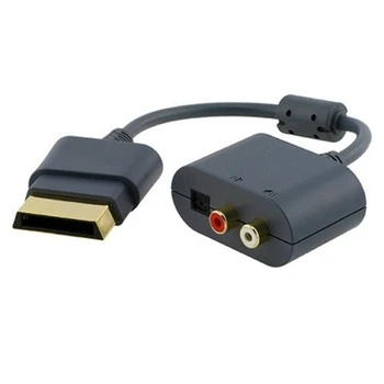 Optický Audio video Kábel, Adaptér pre Xbox 360 hry konzolu, RCA