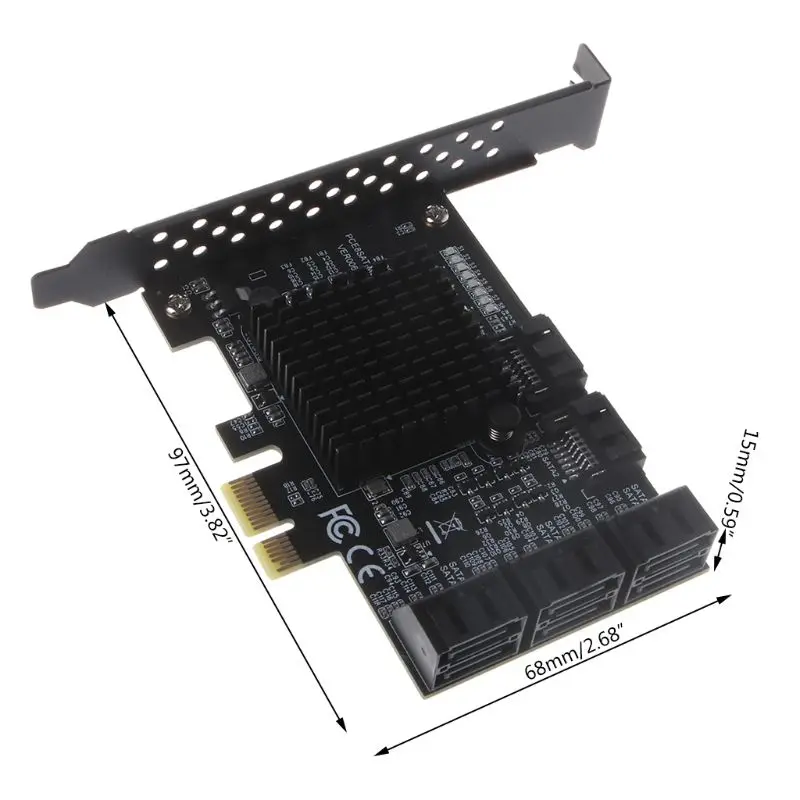 PCIE-8-Port Adaptéra PCIE Radič Rozširujúca Karta pre Des5