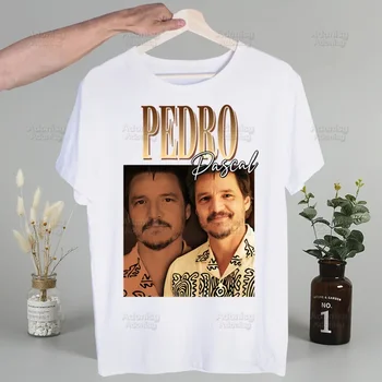 Pedro Pascal Vintage Ocko je Dievča Tričko Fashion Tlač Tričko Letná Novinka Pánske tričko Krátky Rukáv Mužov Zábavné Topy