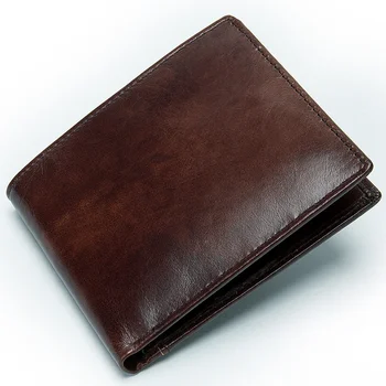 peňaženka muž pravej kože mince vrecku peňaženku mužov spojka taška kreditnej karty držiteľ slim násobne skryté peniaze pre mužov 7608