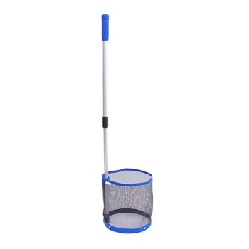 Pingpong Retriever Stolný Tenis Picker Kontajner Prenosné Vybrať Čistého Vrecka Prípravný Nástroj Pre Loptu(Modrá)
