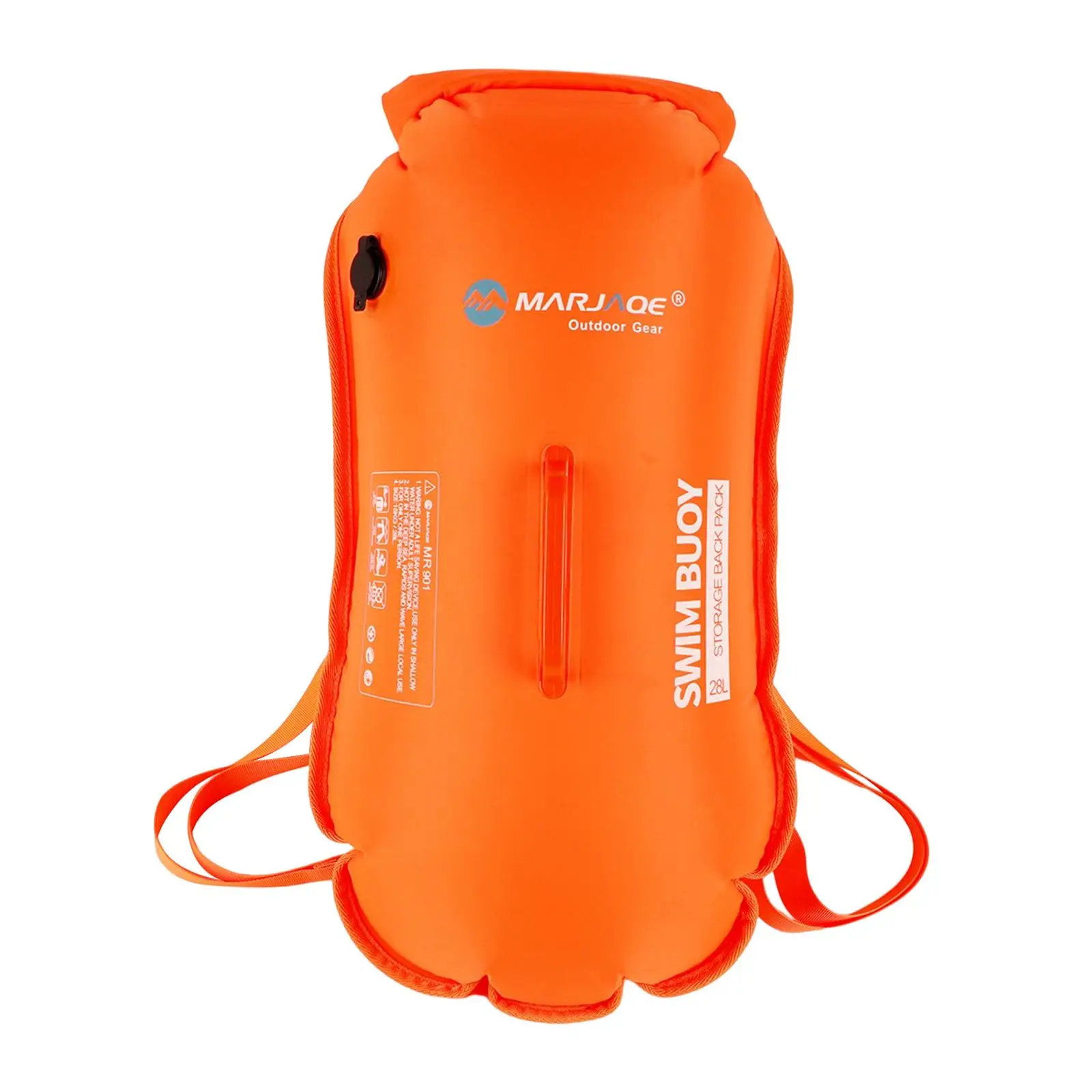 Plávať Boja Plávať Dvojité airbag Nafukovacie pre Triatlonistov Cestovné Rafting Snorkelers3