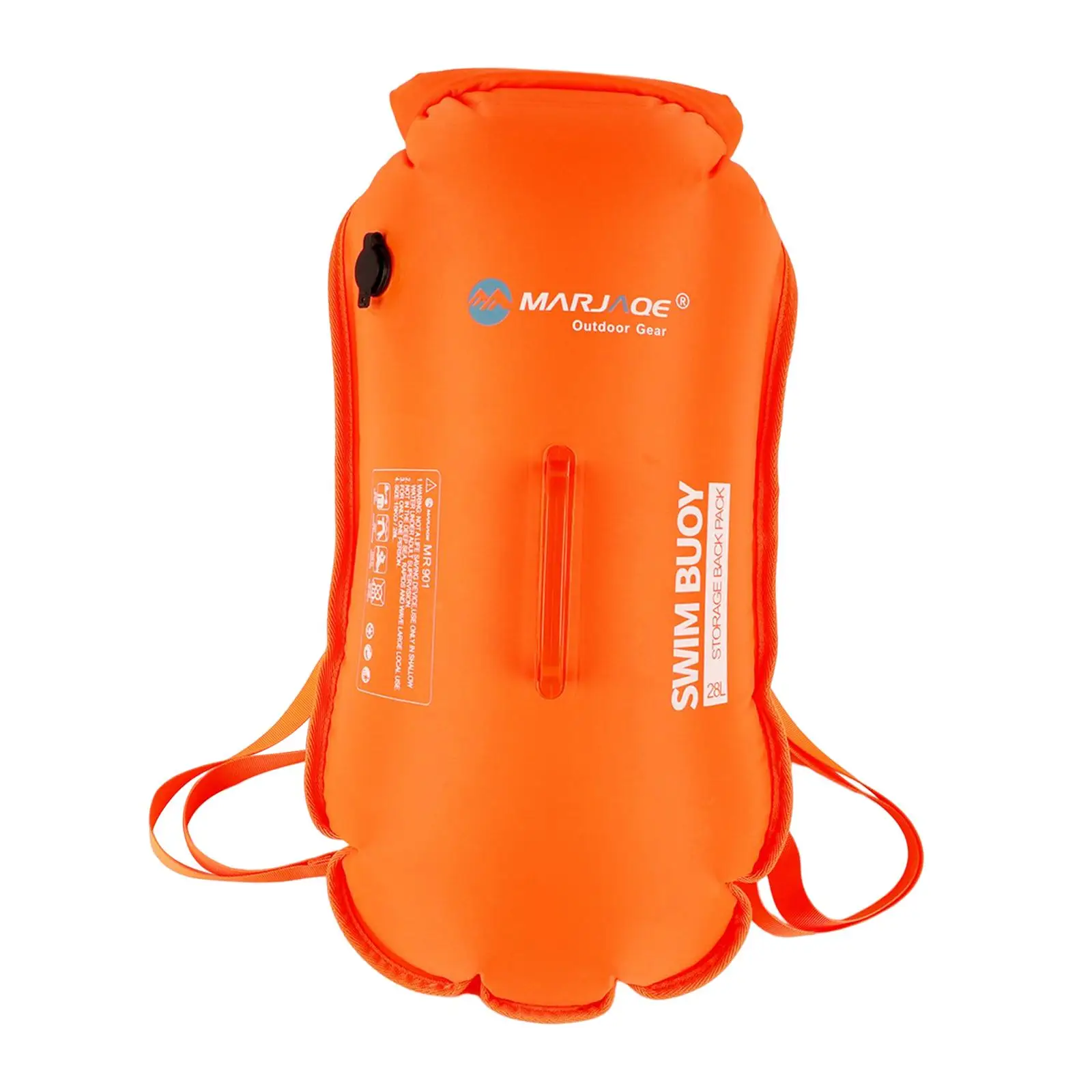 Plávať Boja Plávať Dvojité airbag Nafukovacie pre Triatlonistov Cestovné Rafting Snorkelers4