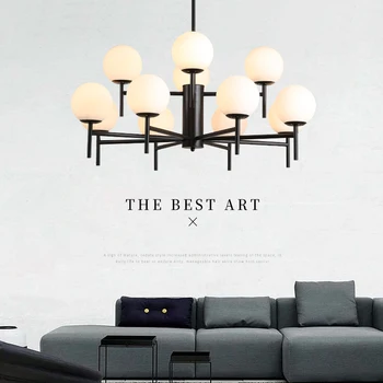 Post-moderné Svetlo Luxusné E27 Luster Tvorivé Nordic Jednoduché Molekulárnej Lampy Moderná Obývacia Izba Jedáleň Domov Lustre
