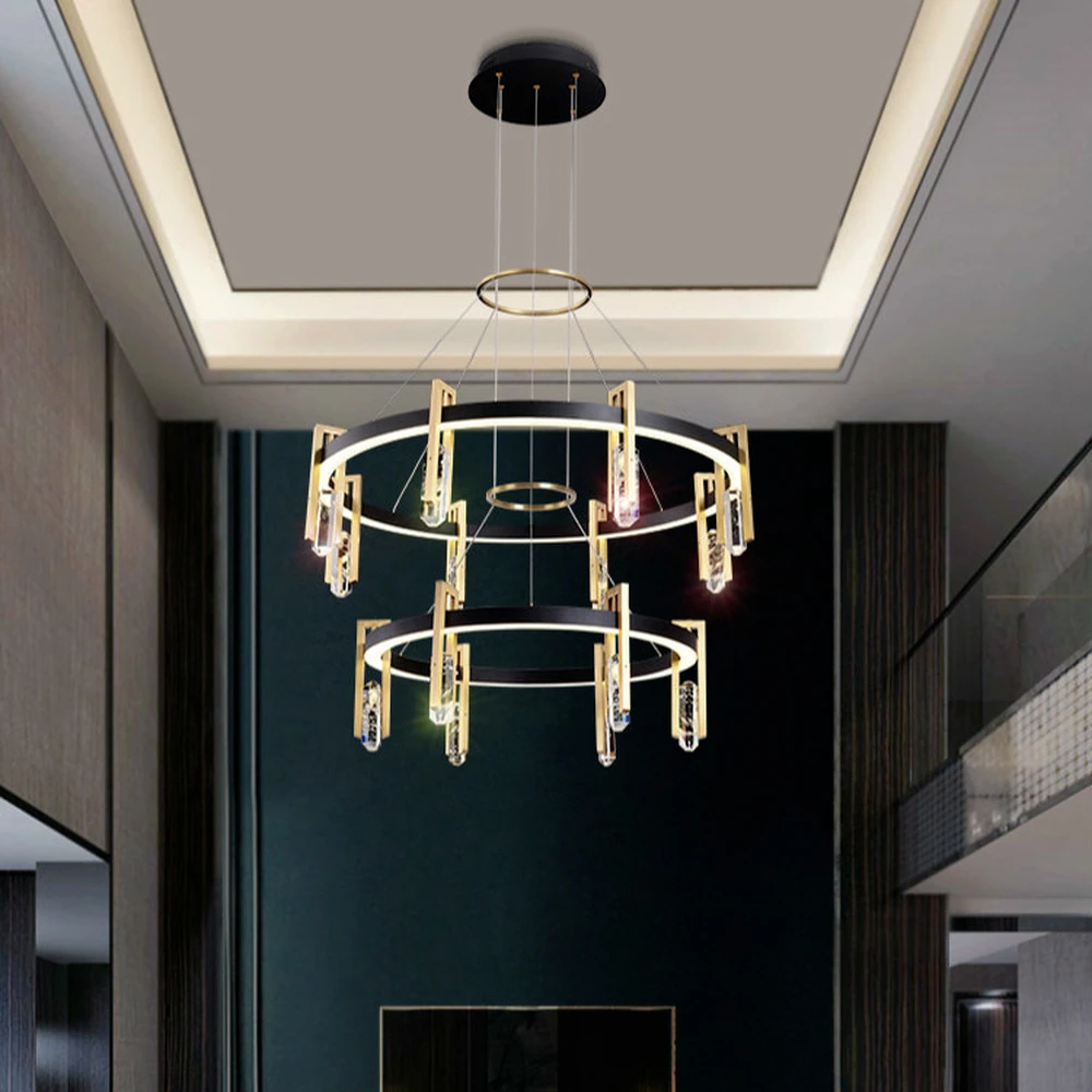 Postmoderných luxusné krištáľový luster Nordic kolo LED lampy, interiérové dekorácie, lampy, obývacia izba, kuchyňa, jedáleň Prívesok na Čítanie2