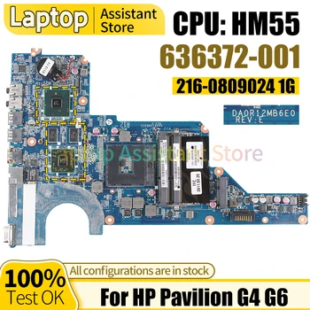 Pre HP Pavilion G4 G6 Notebook Doske DA0R12MB6E0 636372-001 216-0809024 1G HM55 100％Test Notebook Doska
