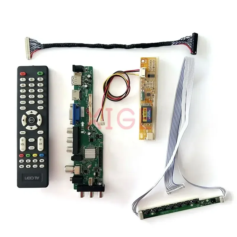 Pre IASX12N ITSX95 N150P2 N150P3 Radič Karty DIY Kit 1400*1050 USB+HDMI+VGA+AV+IR 1CCFL Matice LVDS-30Pin DVB Digitálny Signál2