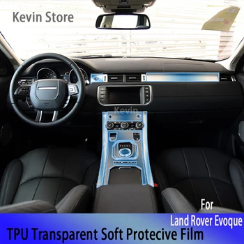 Pre Land Rover Evoque(2015-2018)Interiéri Automobilu stredovej Konzoly Prístrojovej Navigáciu Transparentné TPU Ochranný Anti-scratch