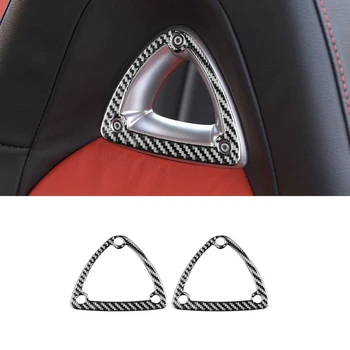 Pre Mazda RX8 RX-8 2004-2008 Uhlíkových Vlákien Sedadlo, opierku hlavy Dekorácie Kryt Nálepky Auto Interiérové Doplnky
