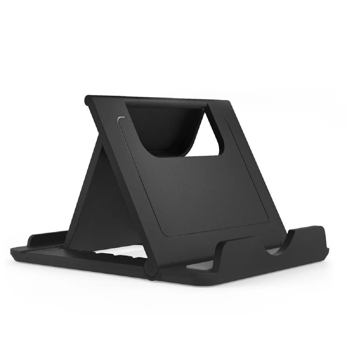pre Motorola Moto G52 (2022) Držiteľ Stôl Multi-uhol Skladanie pracovnej Plochy - Black0