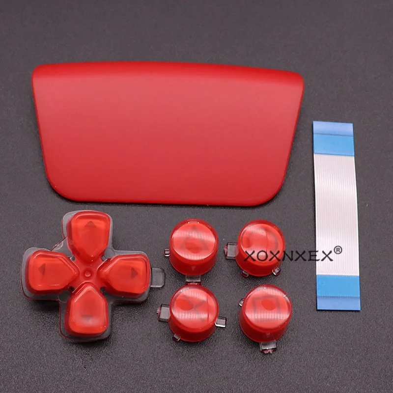 Pre PS5 Ovládači Tlačidlo Kríž ABXY D Pad Driection Tlačidlo Kit & Plastové Touchpad a Pripojiť Páse s nástrojmi Flex Kábel3