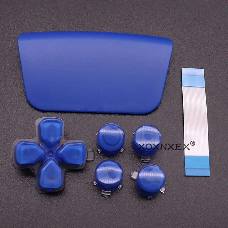 Pre PS5 Ovládači Tlačidlo Kríž ABXY D Pad Driection Tlačidlo Kit & Plastové Touchpad a Pripojiť Páse s nástrojmi Flex Kábel4