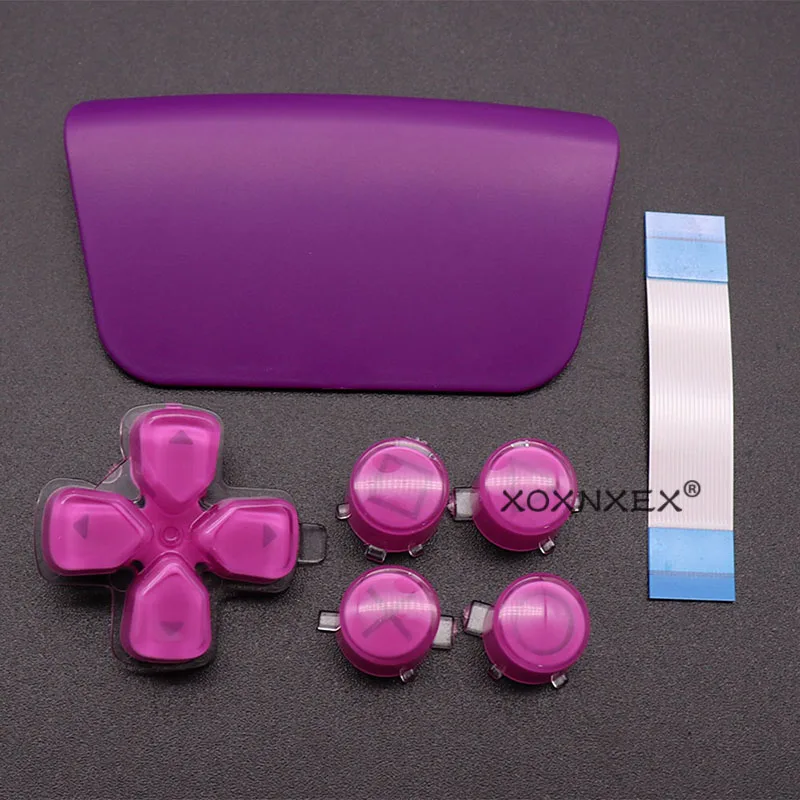 Pre PS5 Ovládači Tlačidlo Kríž ABXY D Pad Driection Tlačidlo Kit & Plastové Touchpad a Pripojiť Páse s nástrojmi Flex Kábel5