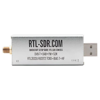 Pre RTL-SDR Blogu V3 R820T2 TCXO Prijímač HF BiasT SMA Software defined Radio 500KHz-1766 MHz Až 3,2 MHz