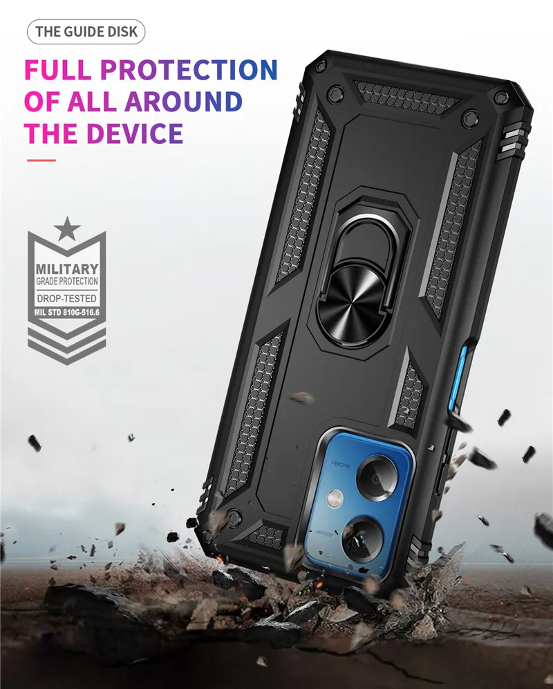 Pre Xiao Redmi Poznámka 12 4G Note12 Pro+ Prípade Shockproof Robustný Brnenie Prípadoch Pre Redmi Poznámka 12 Pro Plus Magnetický Krúžok Držiak Krytu2