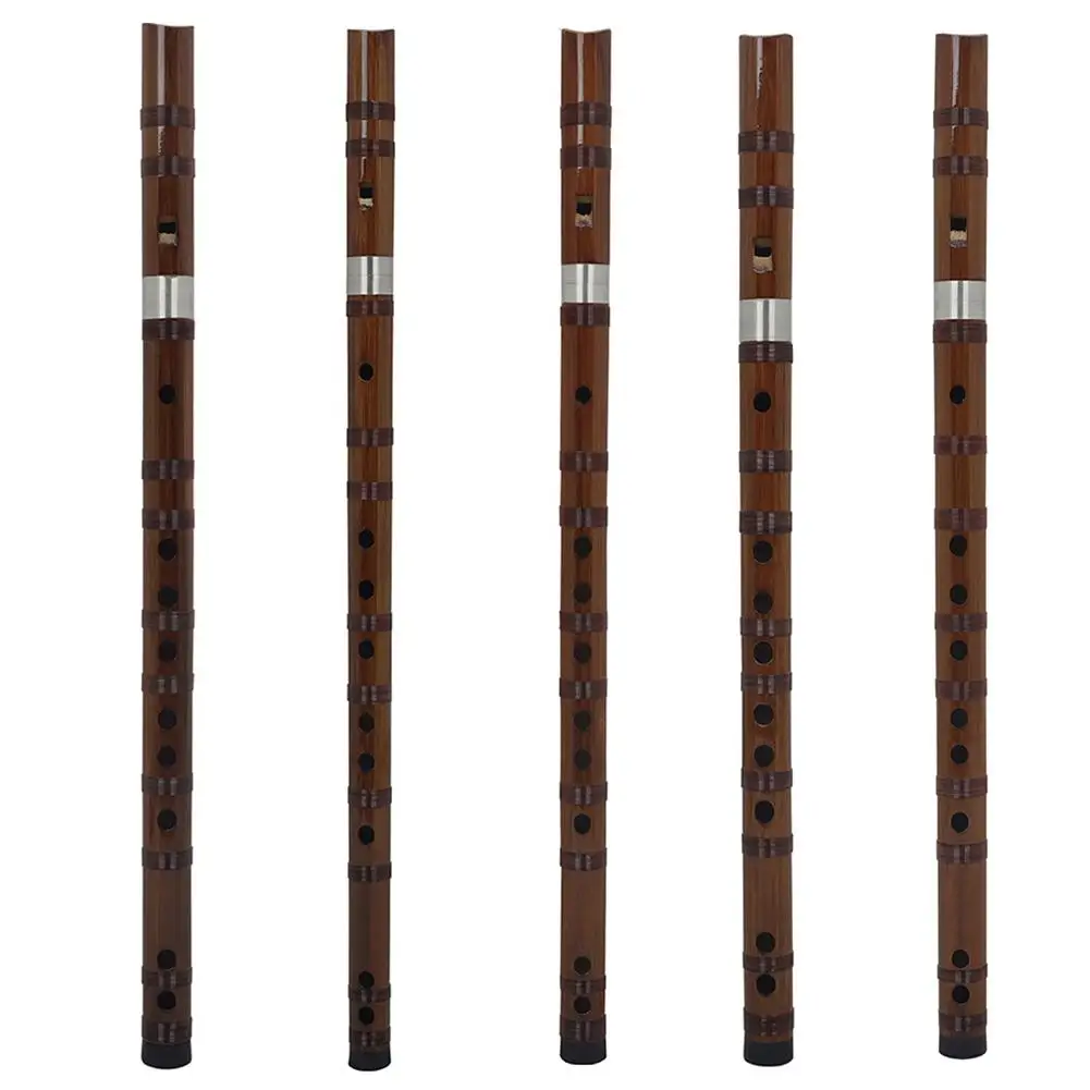 Profesionálne Leštené Bambusová Flauta Tradičné Čínske Hudobné nástroje, Samostatný Woodwind Flauta Hudobný Nástroj pre začiatočníkov0
